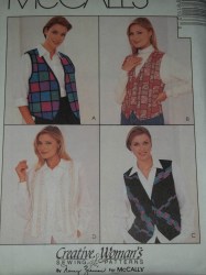 8110 BUTTONS OR NOT VEST, SHIRT, ATTD VEST PATTERN 10-14, 12-16